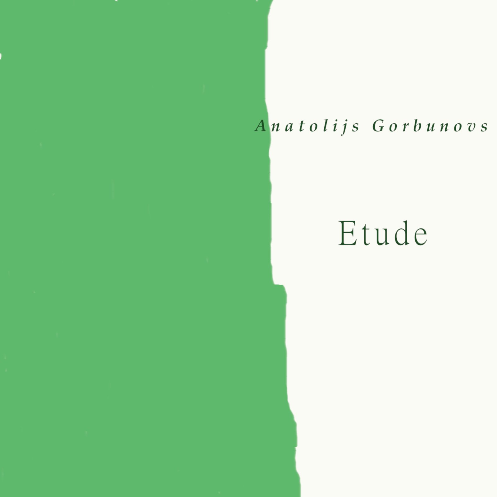 Albuma Etude vāks.